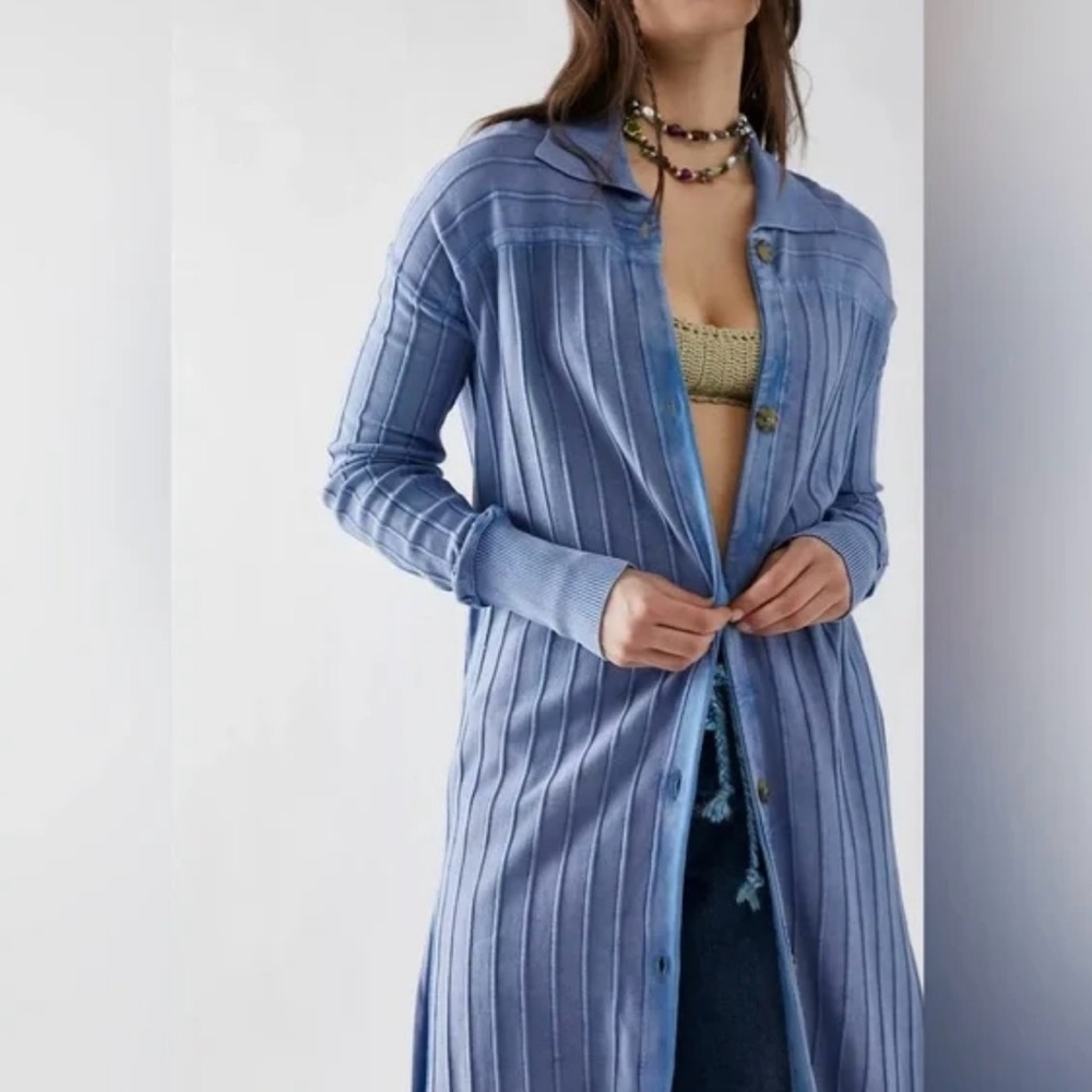Free People Hudson Maxi Cardigan small - Picture 2 of 16